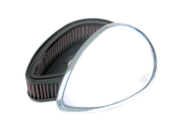 K&N Street Metal Intake System - Torch Intake System-Harley Davidson - RK-3902 for 1992-1997 Harley-Davidson FXSTC Softail Cu