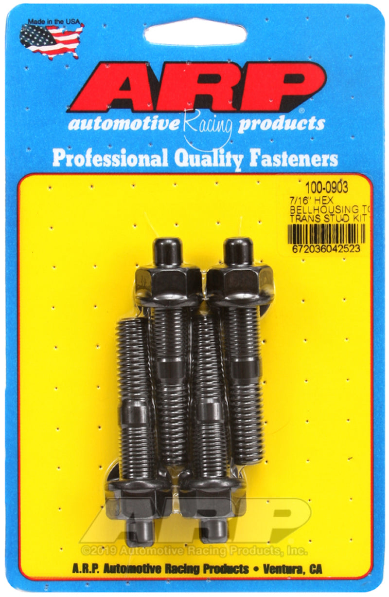 ARP 7/16in Dia Hex Bellhousing to Trans Stud Kit - 100-0903