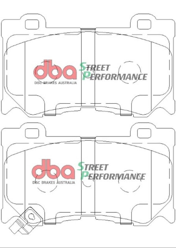 DBA 09-13 Infiniti FX50 (S51 Model) Front SP Performance Brake Pads - DB2400SP