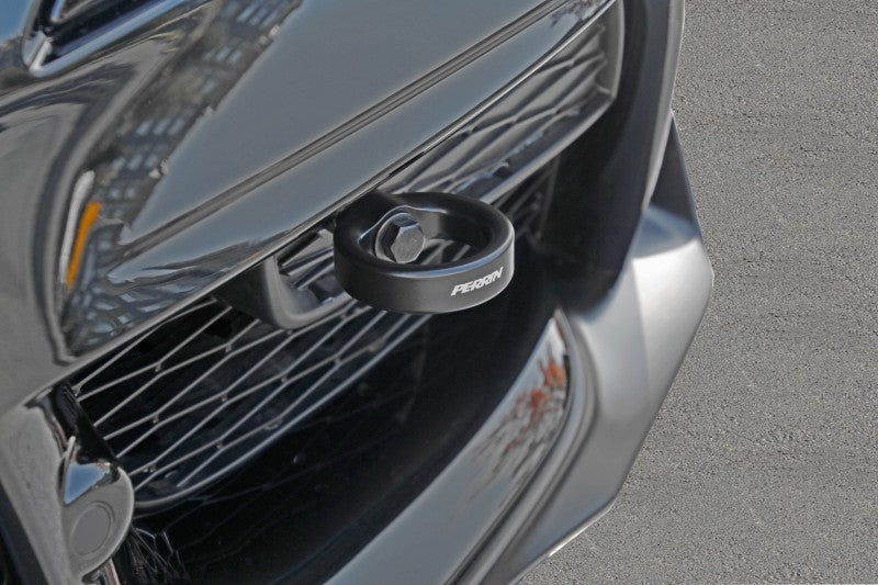 Perrin 20+ Toyota Supra Tow Hook Kit (Front) - Black - PTP-BDY-230BK