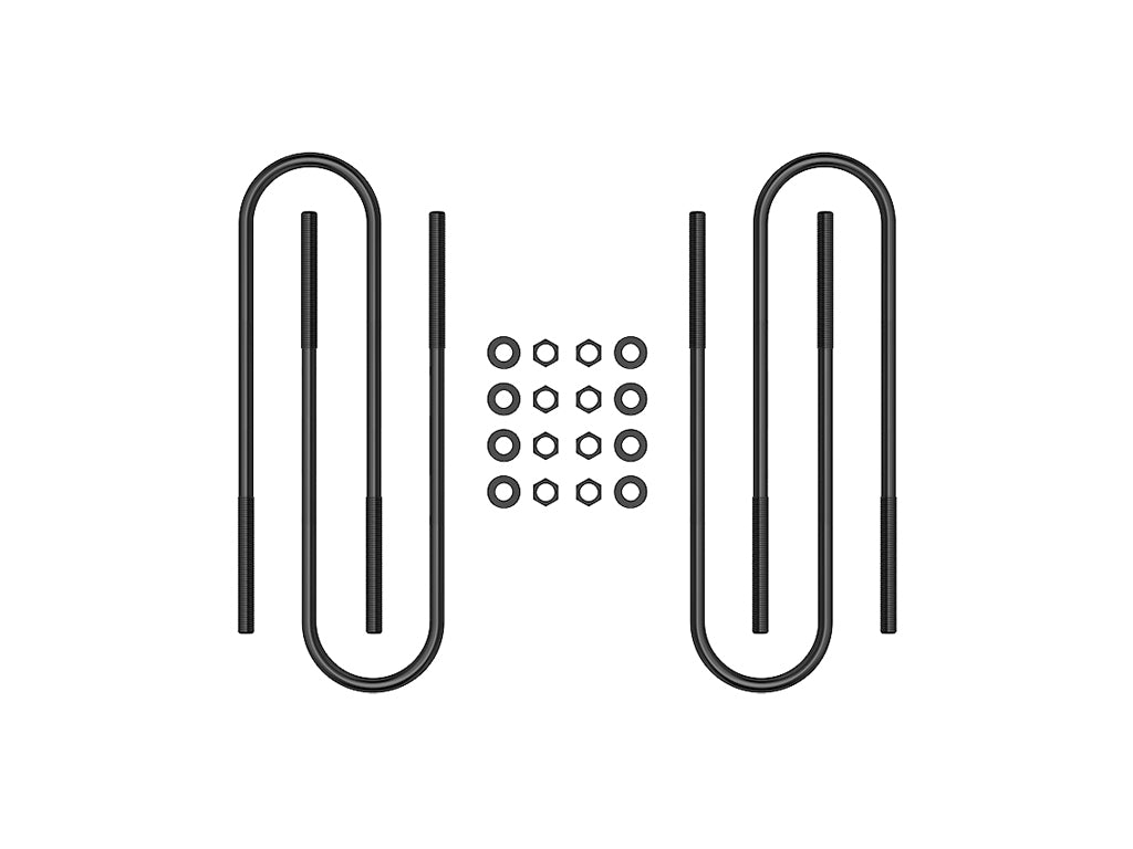 ICON 00-04 Ford F-250/F-350 Front Semi Round U-Bolt Kit - 37001