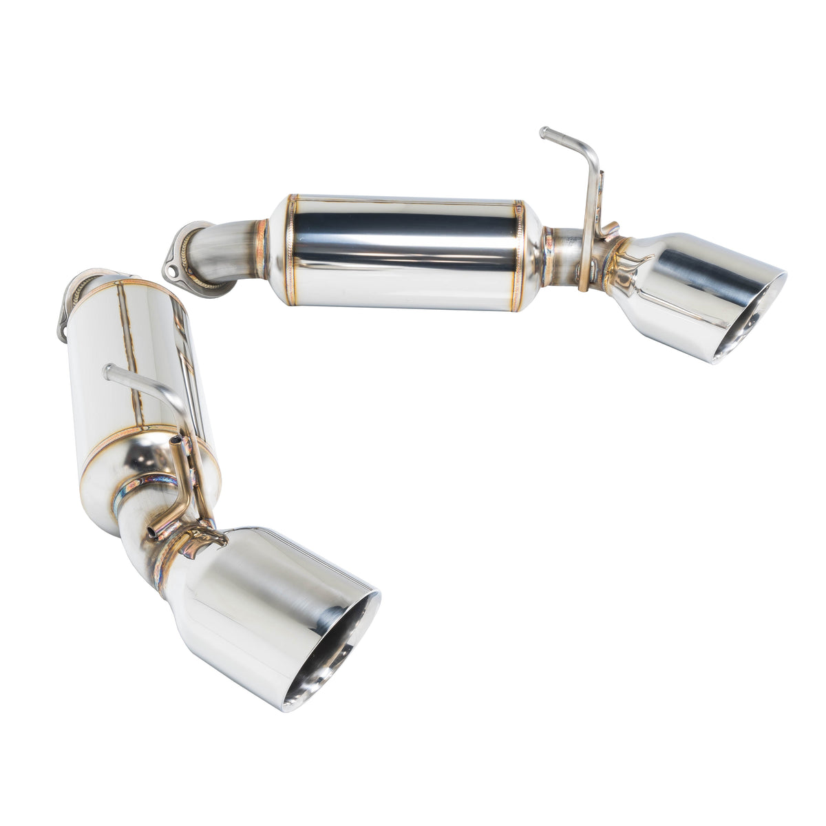 Remark 09-19 Nissan 370z Axle Back Exhaust w/Stainless Double Wall Tip - RO-TS34-D