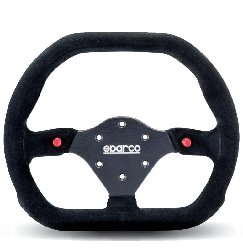 Sparco Strwhl 310X260 Suede Black - 015P310F2SN