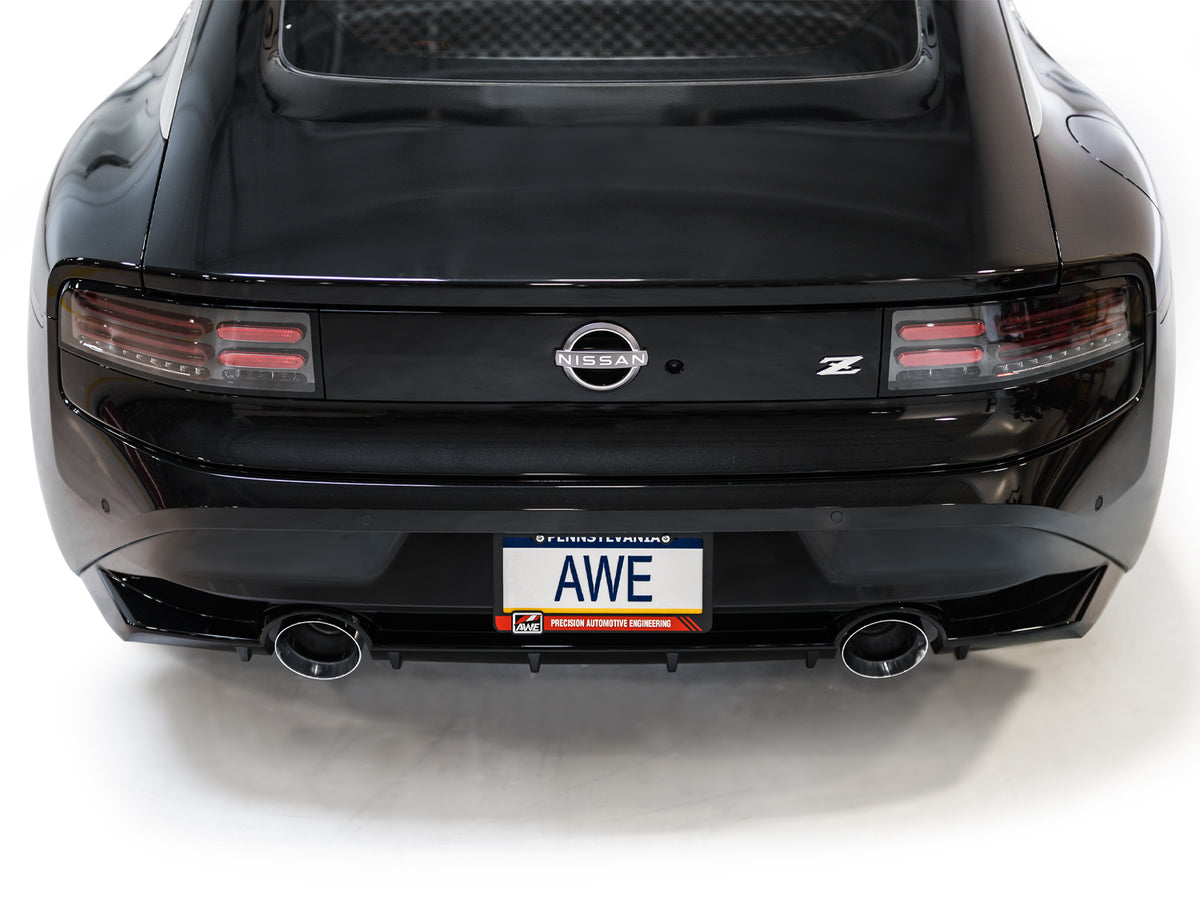 AWE 2023 Nissan Z RZ34 RWD Track Edition Catback Exhaust System w/ Chrome Silver Tips - 3020-32400