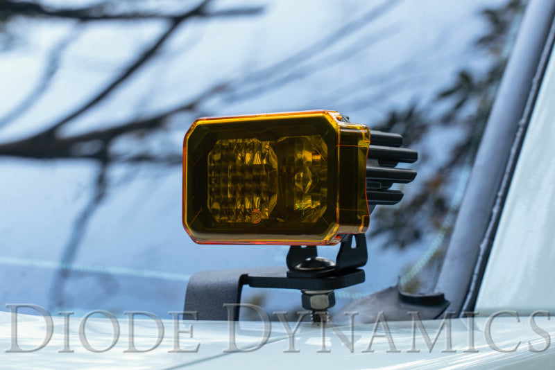 Diode Dynamics Stage Series 2 In LED Pod Cover - Yellow Each - DD6601