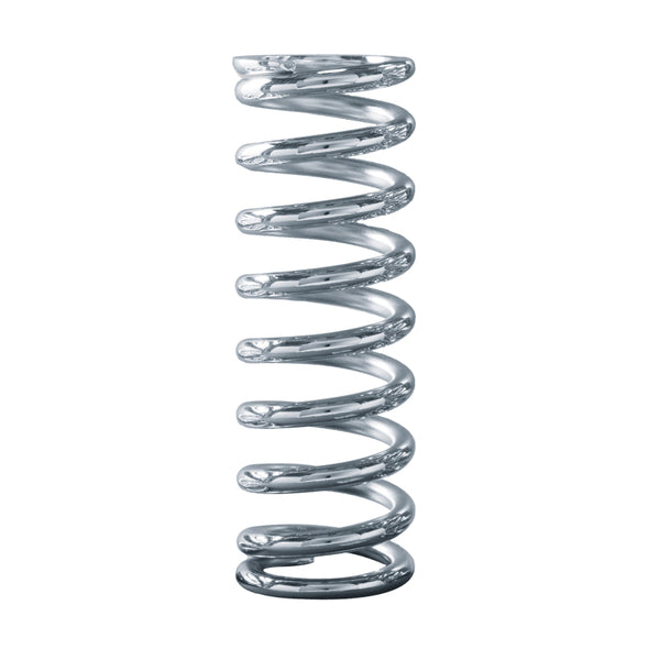 QA1 2-1/2in ID Spring - 8in Length x 300lbs/in - Chrome Plated - 8CS300 by QA1 - front view
