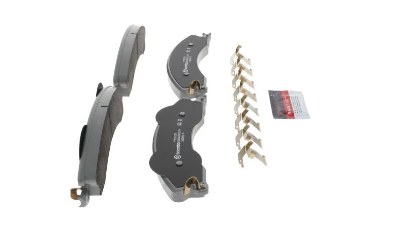 Brembo 09-17 Chevrolet Silverado 2500 HD/GMC Sierra 2500 HD/Silverado 3500 HD Front NAO Brake Pad - P10072N