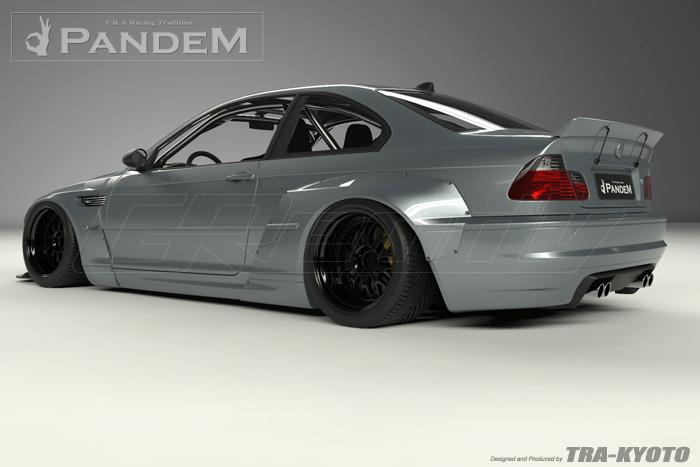 GReddy 99-06 BMW E46 Coupe Pandem Wide Body Rear Fenders (SPECIAL ORDER) - 17090224