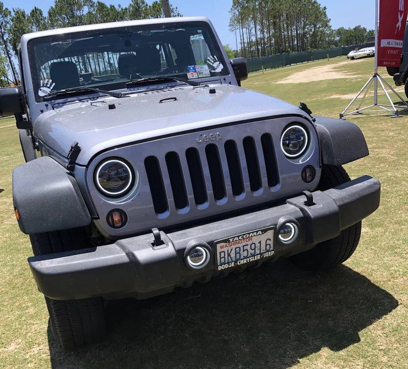 Oracle 7in High Powered LED Headlights - Black Bezel - Dynamic - Dynamic SEE WARRANTY - 5769-332