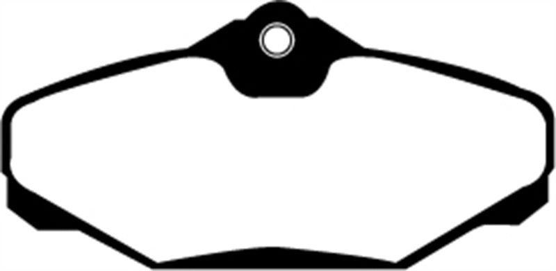 EBC 94-00 Ford Taurus 3.0 Ultimax2 Rear Brake Pads - UD610 for 1994-2007 Ford Taurus - angle view