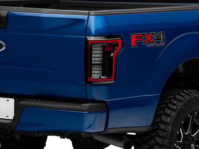 Raxiom 15-17 Ford F-150 LED Tail Lights- Blk Housing (Smoked Lens) - T542881