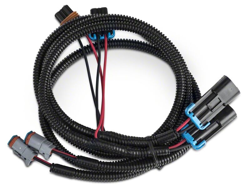 Raxiom 07-09 Jeep Wrangler JK Axial Series H10 Fog Light Dual Wire Harness Adapter Set - J104818 - close-up view