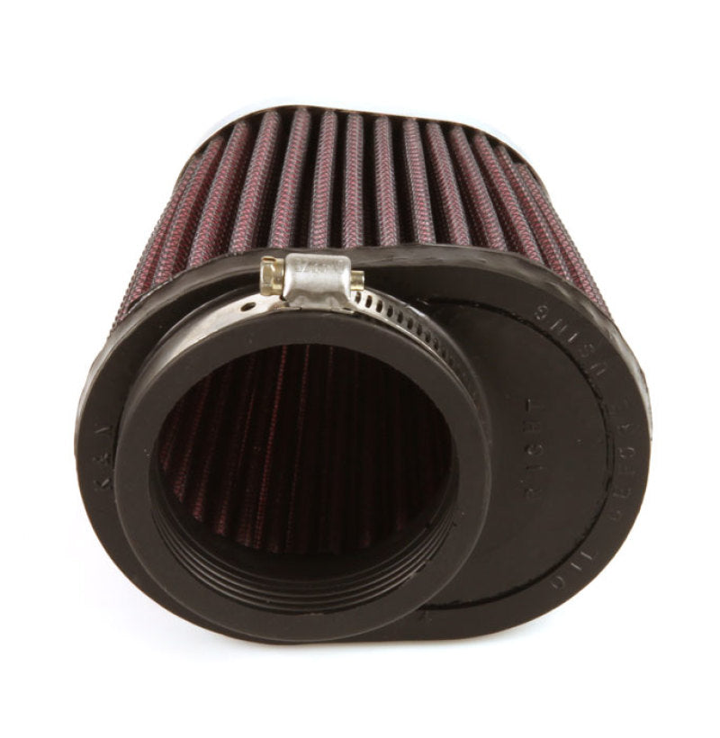 K&amp;N Universal Clamp-On Air Filter 2-1/8in Flange 4in x 3in Base 3in x 2in Top 4in Length - RC-2900