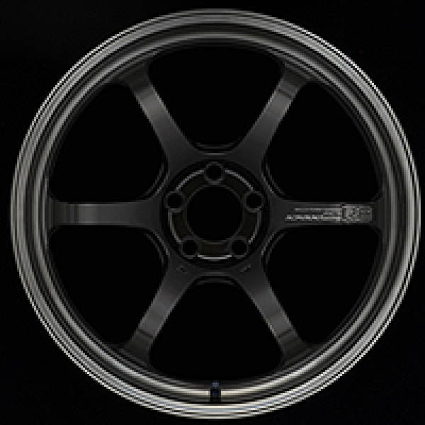 Advan R6 20x8.5 +38mm 5-114.3 Machining & Black Coating Graphite Wheel - YA60H38EBG by Advan