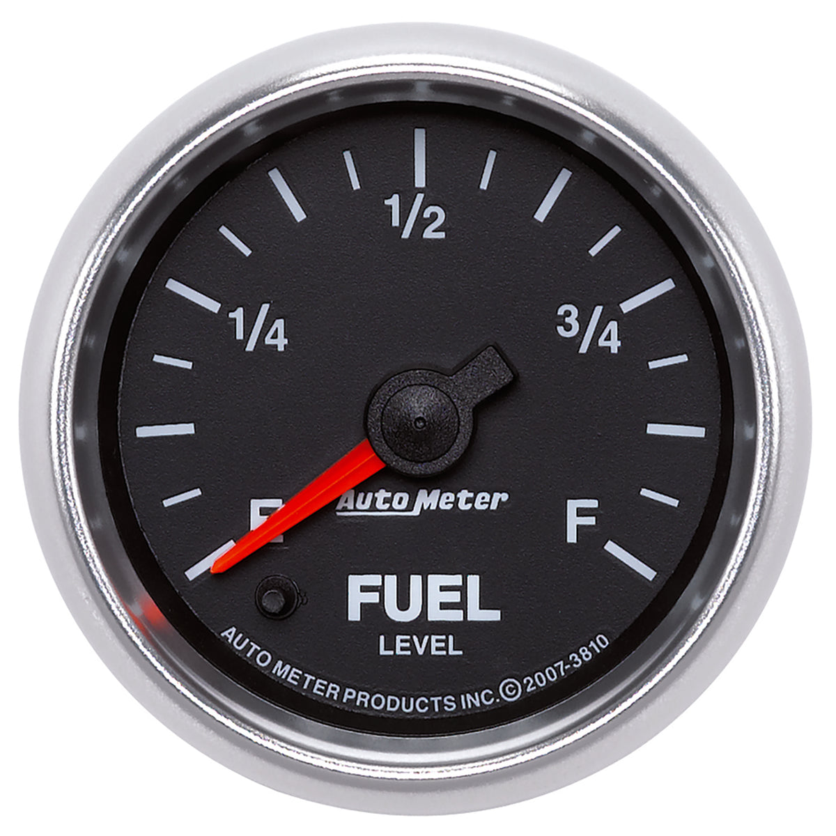 Autometer GS 2 1/16in. 0-280 Ohms Fuel Level Gauge - Stepper Motor - 3810