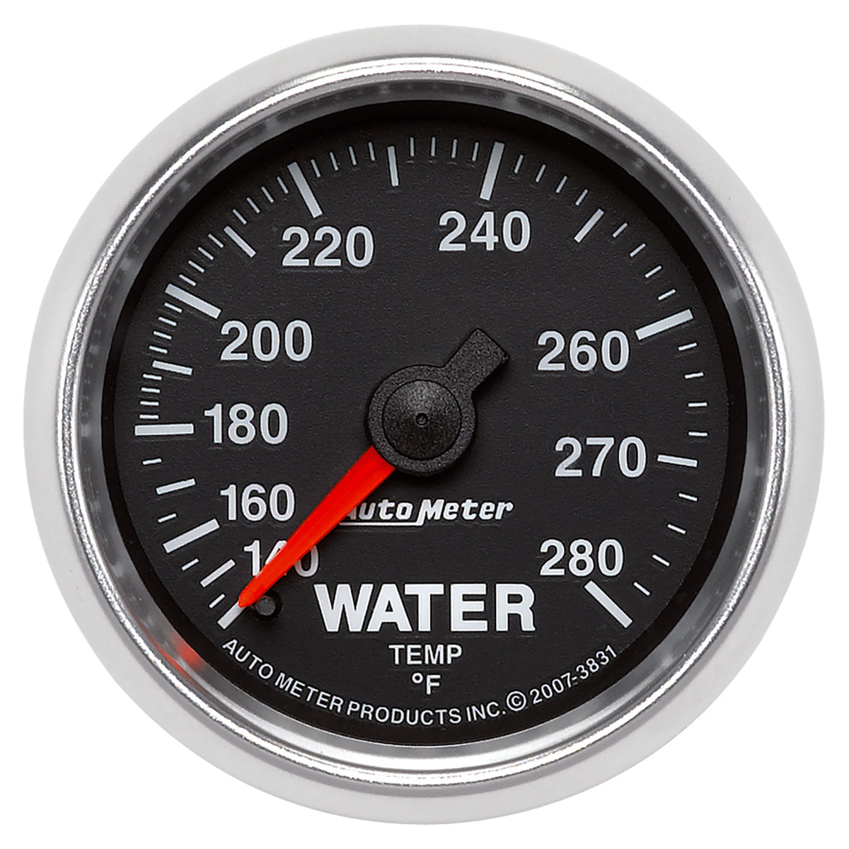 AutoMeter Gauge Water Temp 2-1/16in. 140-280 Deg. F Mechanical Gs - 3831