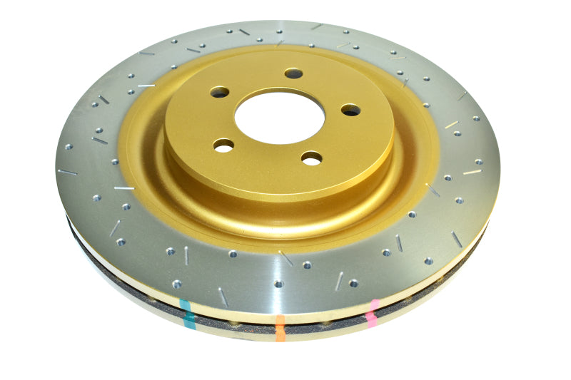 DBA 01-04 Outback 2.5L/3.0 H6 Rear Drilled &amp; Slotted 4000 Series Rotor