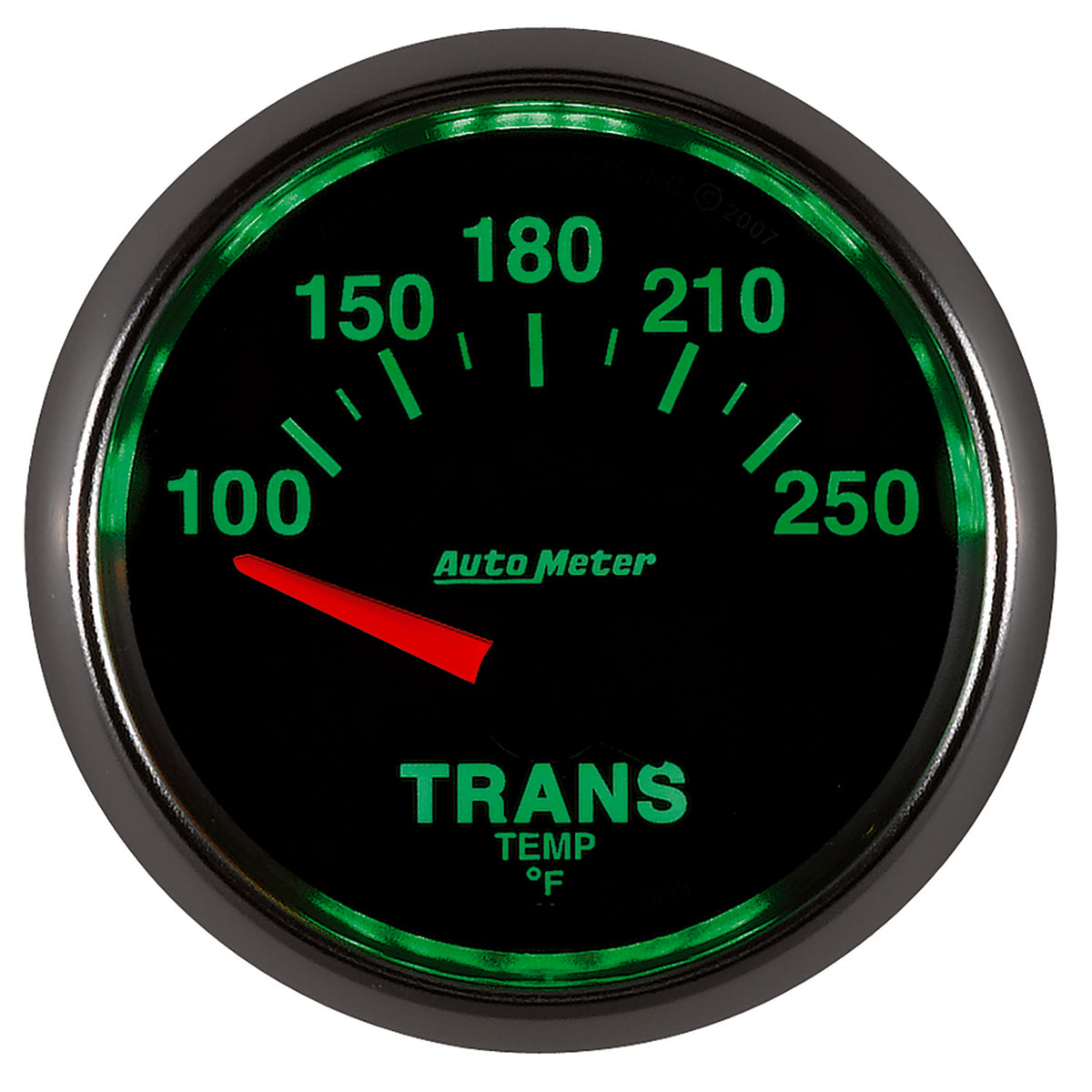 Autometer GS 52mm 100-250 Degree F Short Sweep Electronic Transmission Temperature Gauge - 3849