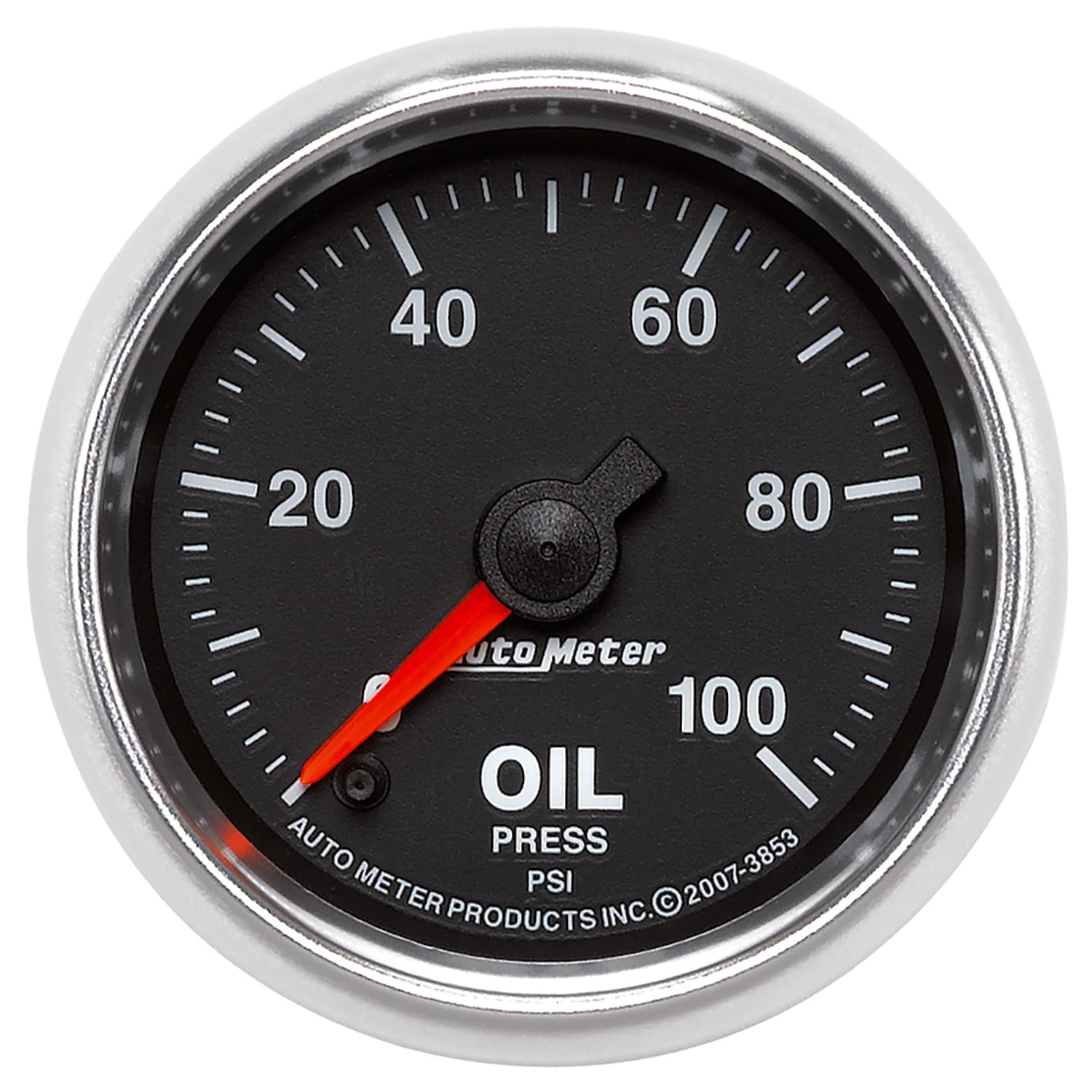 Autometer GS Series 2-1/16in Oil Pressure Gauge 100PSI Electric Full Sweep - 3853