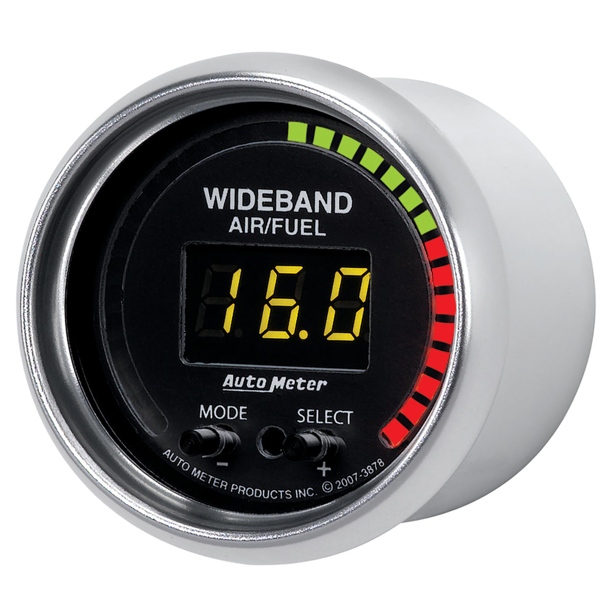 Autometer GS 52mm AFR or LAMBDA Digital Wideband Air/Fuel Ratio PRO Wideband A/F Kit - 3878