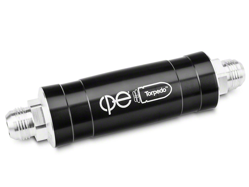 cp-e Torpedo In-Line Universal Fuel Filter for 2007-2013 Mazda MazdaSpeed3 - front view