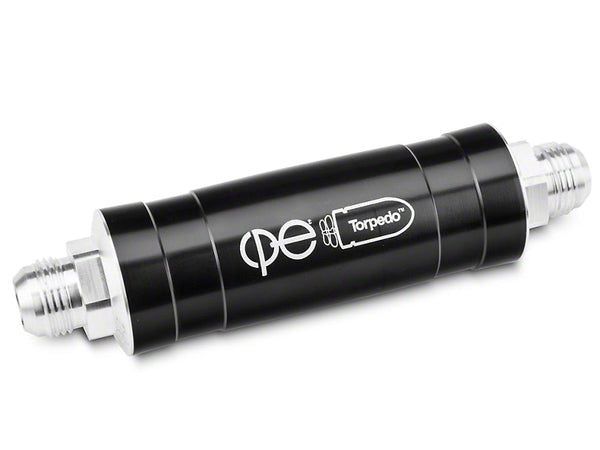 cp-e Torpedo In-Line Universal Fuel Filter for 2007-2013 Mazda MazdaSpeed3 - front view