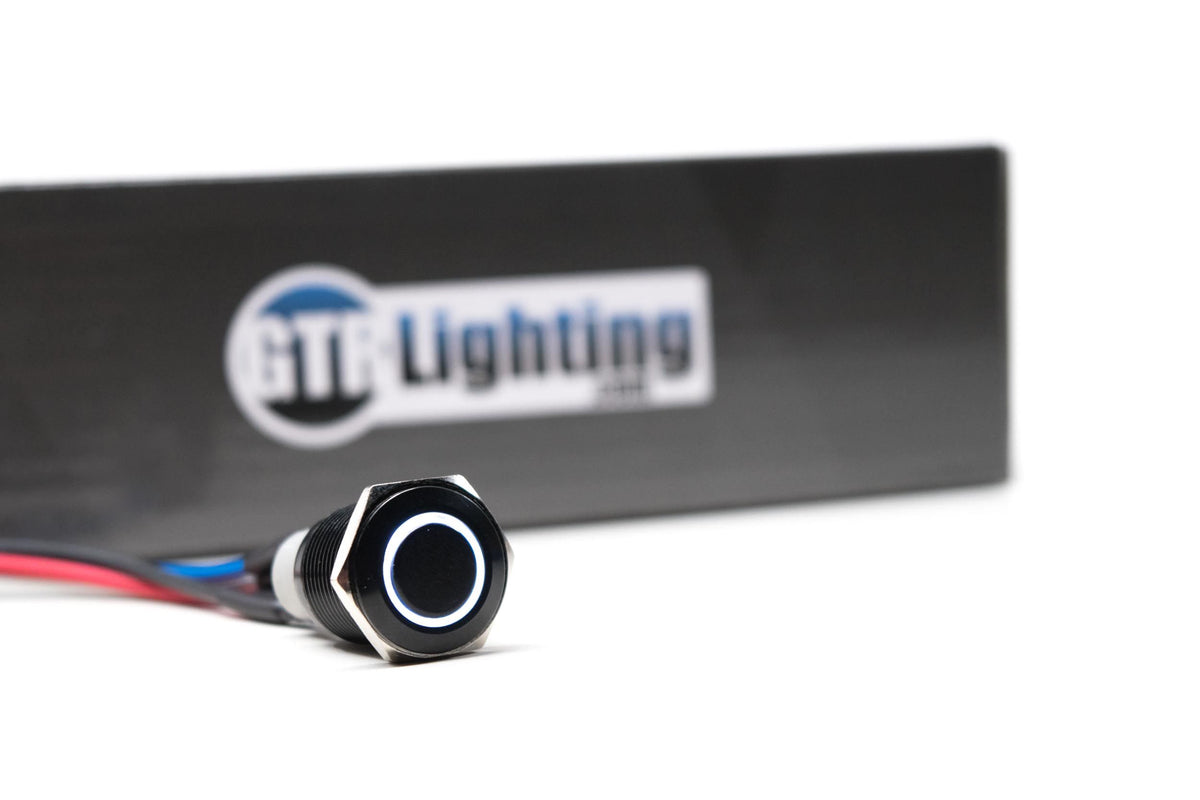 Switch: GTR Halo (Black/Momentary/Red LED)