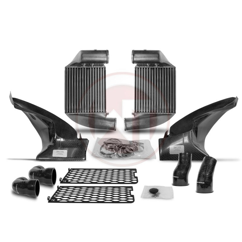 Wagner Tuning Audi RS6 C5 Competition Gen2 Intercooler Kit w/Carbon Air Shroud - 200001011.KKIT by Wagner Tuning - front view