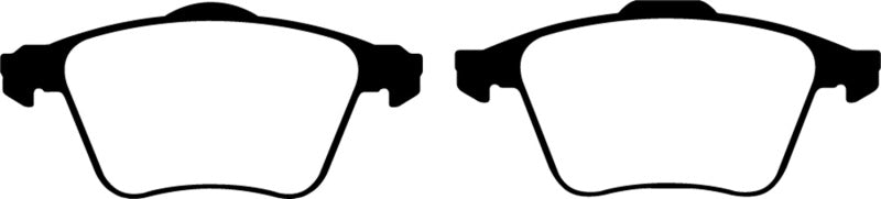 EBC 08-10 Volvo S60 2.5 Turbo T5 Greenstuff Front Brake Pads - DP21679