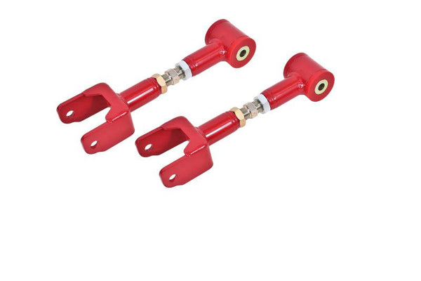 BMR 68-72 A-Body Upper Control Arms On-Car Adj. (Polyurethane) - Red - UTCA046R for 1968-1972 Buick Skylark - front view
