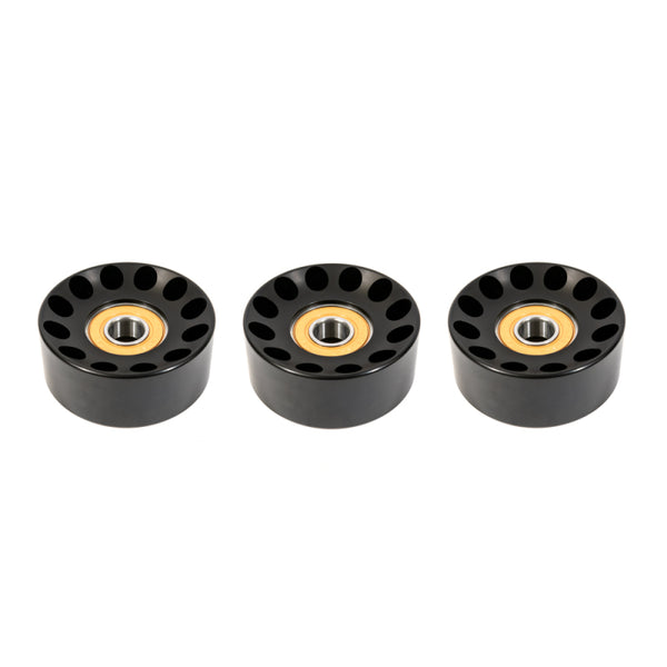 VMP 3-piece Replacement 90 mm Idler Set for '03-04 Cobra 4.6 L - VMP-COBRAIDLERS by VMP - front view