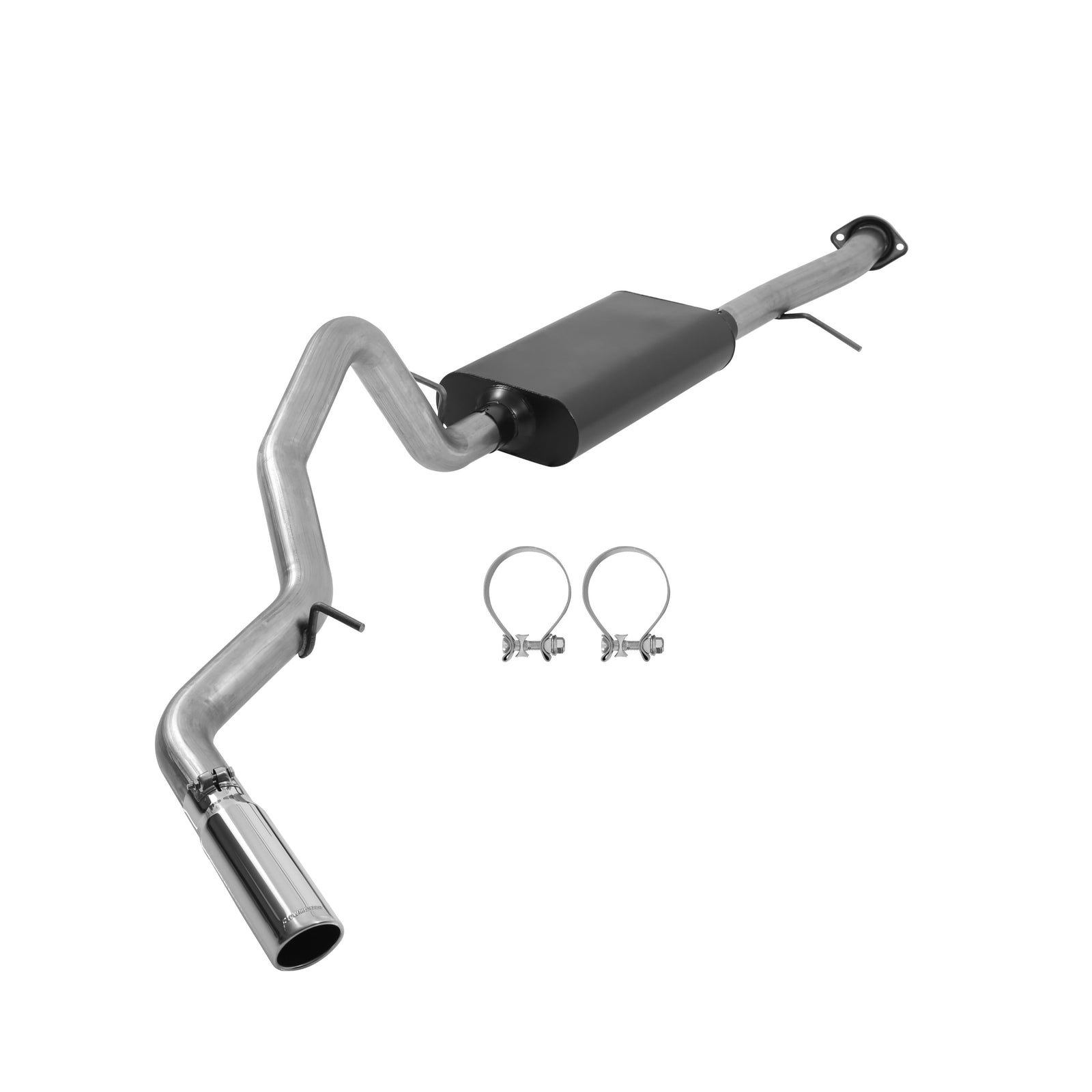 Flowmaster Force II Cat-Back Exhaust System - 2000-2006 Chevrolet Tahoe & More - S.O.S. - 3.5"x12" - Stainless Steel - 817344 - 1
