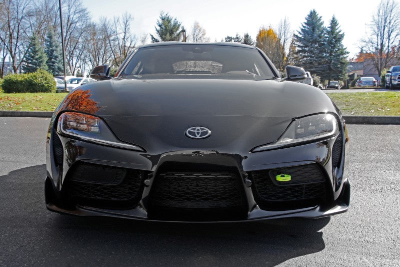 Perrin 20+ Toyota Supra Tow Hook Kit (Front) - Neon Yellow - PTP-BDY-230NY