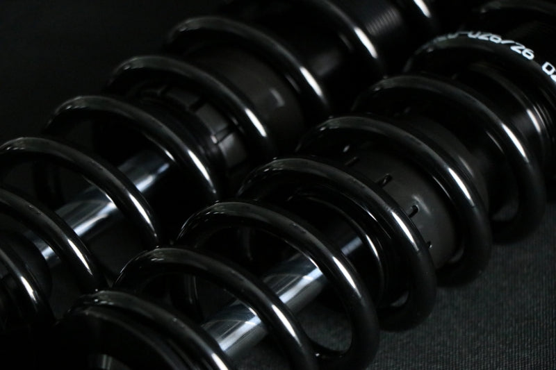 Ohlins 14-26 Harley FL Touring STX 36 Twin Blackline 12in Blk Reservoir Shocks - Heavy Duty Springs - HD 050S2