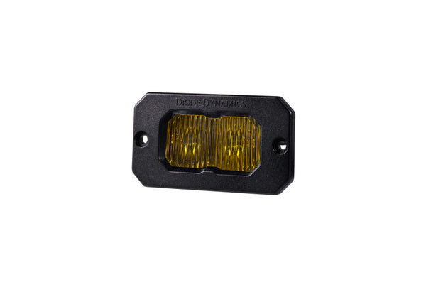Diode Dynamics Stage Series 2 In LED Pod Sport - Yellow Fog Flush ABL Each - DD6425S by Diode Dynamics - front view
