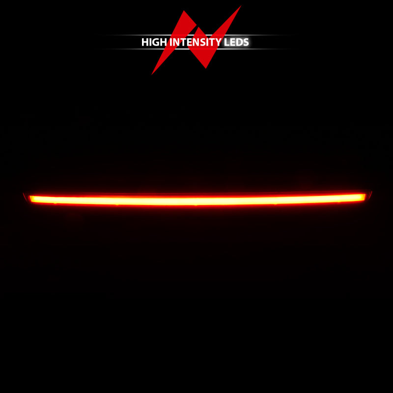 ANZO 2007-2014 Chevrolet Suburban 1500 LED 3rd Brake Light Black Housing Red Lens w/ Spoiler 1pc - 531110