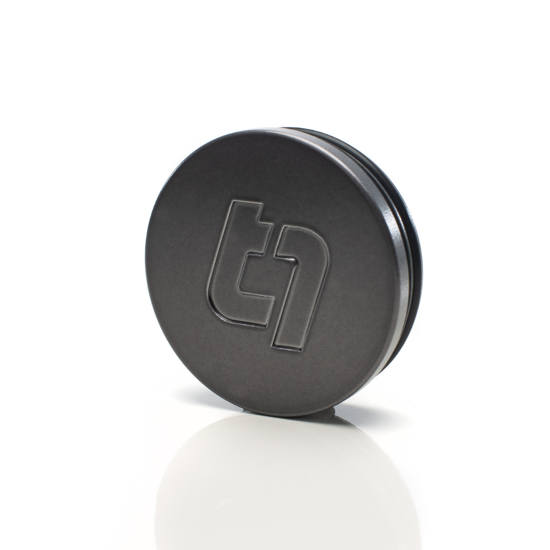 Titan 7 Flat Center Cap - Hybrid Dark Machine