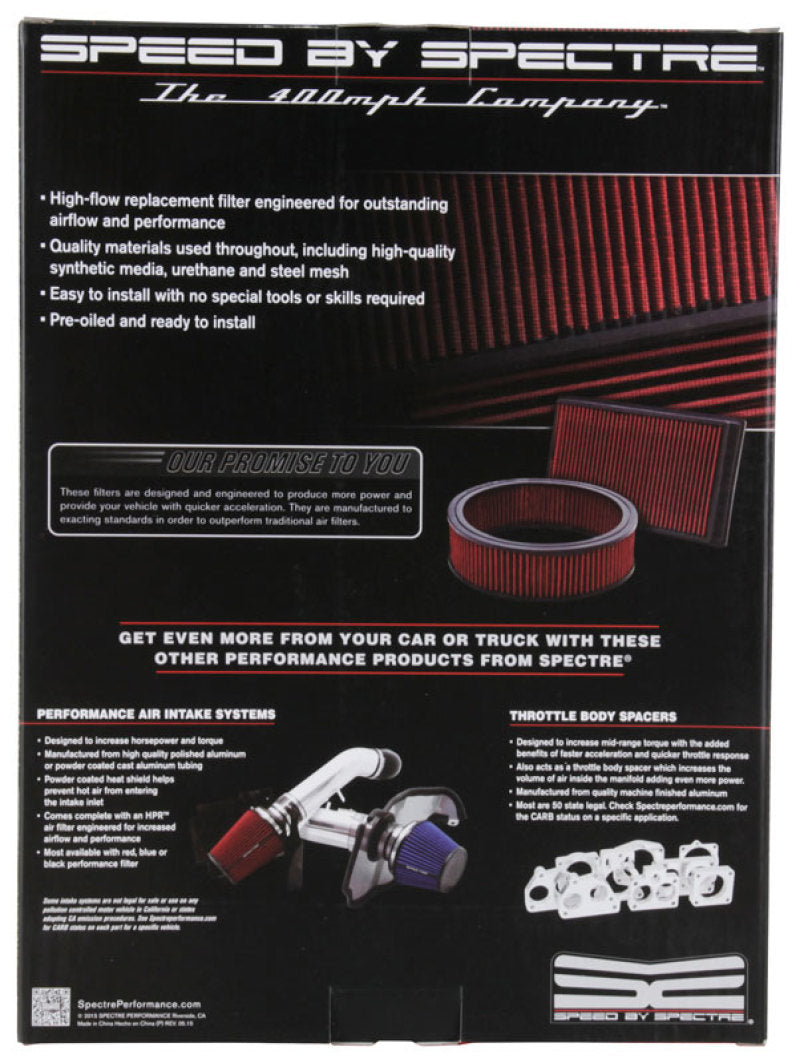 Spectre 18-19 Dodge Ram 1500 5.7L V8 F/I Replacement Panel Air Filter - HPR9401 for 2002-2010 Dodge Ram 1500 - detail view