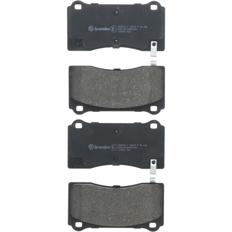 Brembo OE 17-21 Tesla Model 3/2021 Model Y Brake Pad - Front - P09028