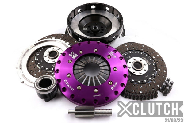 XClutch 15-18 BMW M3 Base 3.0L 9in Twin Solid Organic Clutch Kit - XKBM23560-2G for 2016-2021 BMW M2