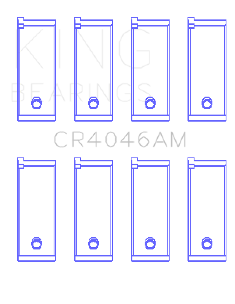 King Acura D16A1 (Size STD) Rod Bearing Set - CR4046AM