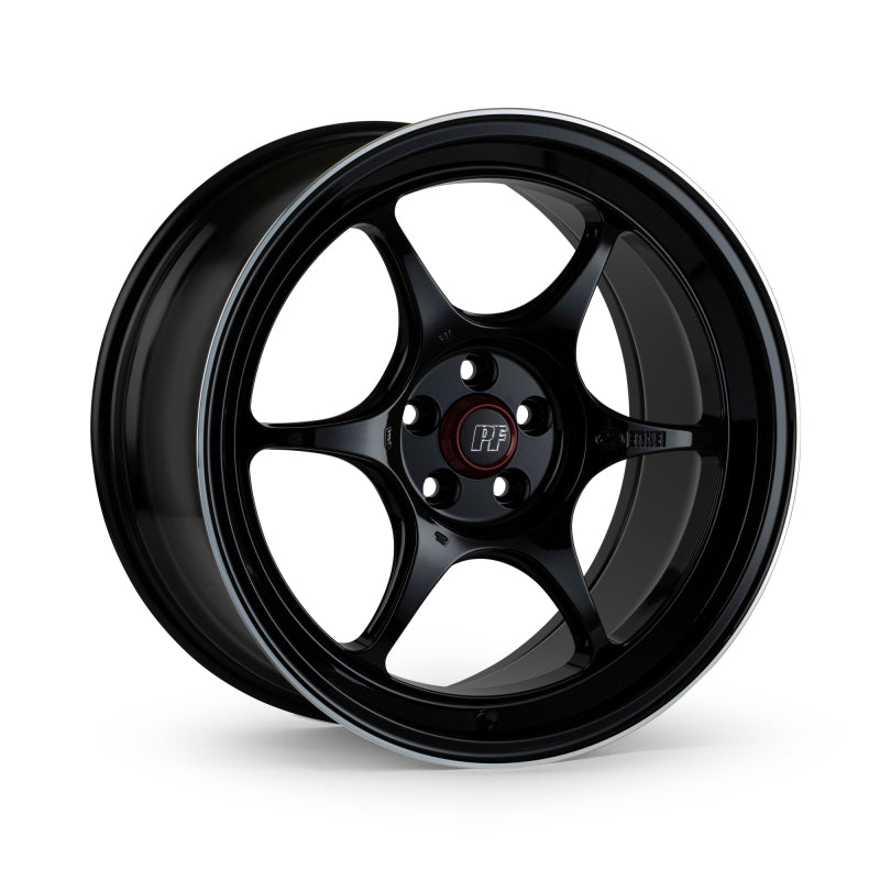 Enkei PF06 19x9.5 5x114.3 45mm Offset 75mm Bore Black Machined Wheel (MOQ 40) - 545-995-6545BKM