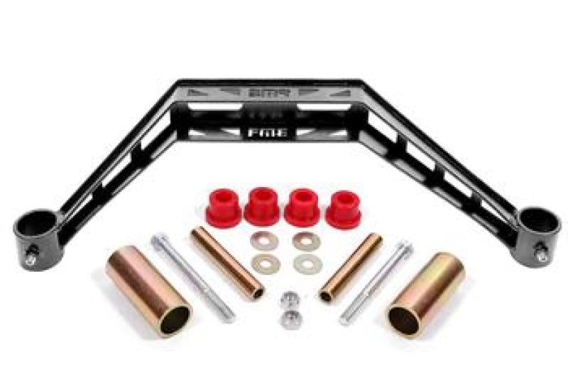 BMR 79-93 Ford Mustang Transmission Crossmember TH400 / T-56 - Black Hammertone - TC731H for 1979-1993 Ford Mustang