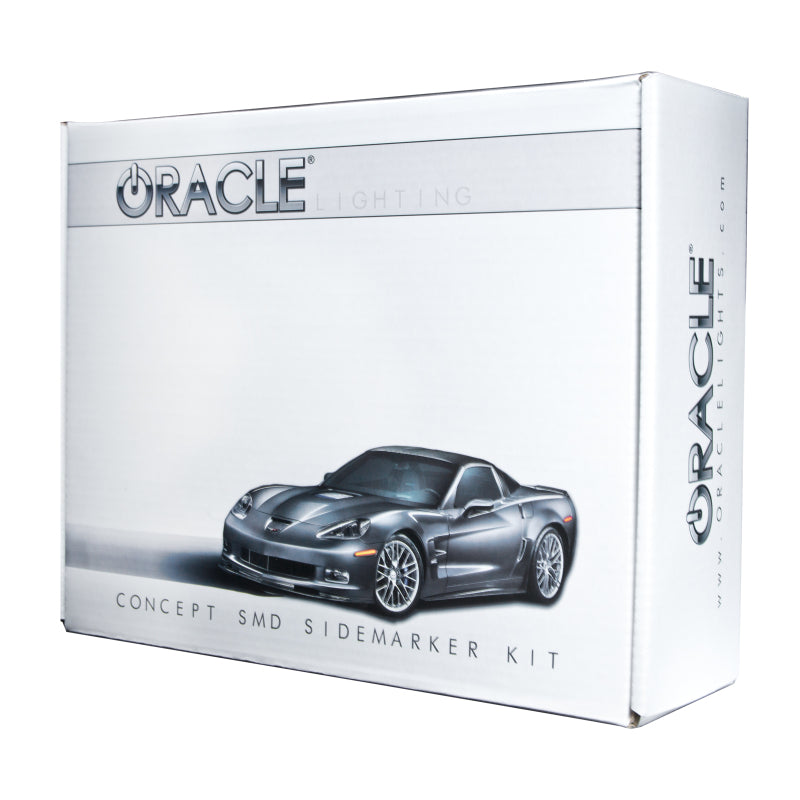 Oracle 05-13 Chevrolet Corvette C6 Concept Sidemarker Set - Clear - No Paint SEE WARRANTY - 3150-019