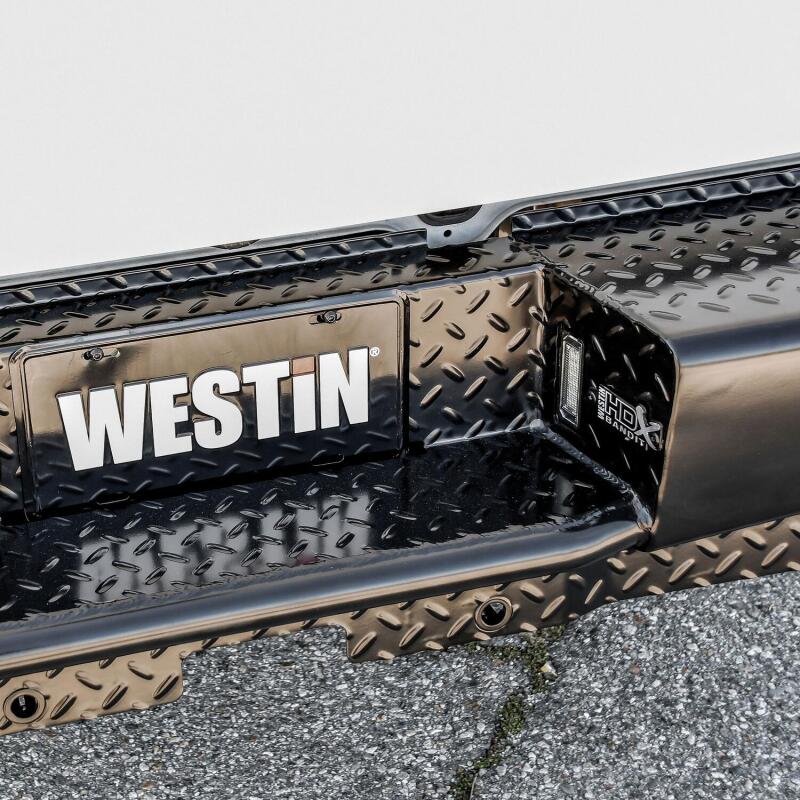 Westin 09-18 Ram 1500 HDX Bandit Rear Bumper - Black - 58-341175