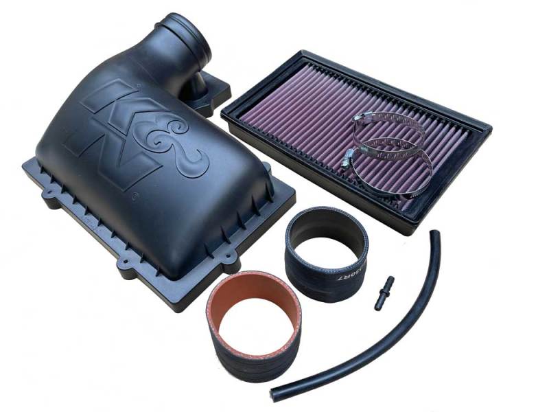 K&N Performance Intake Kit Volkswagen 1.6/2.0L TDi Enclosed Airbox - 57S-9508 for 2015-2023 Audi A3 - front view