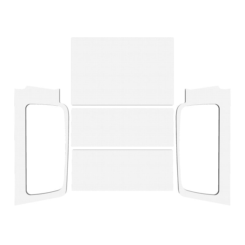 DEI 04-06 Jeep Wrangler LJ Unliminted Headliner Complete Kit - White - 50602