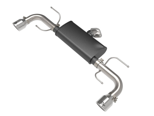 aFe Takeda 17-24 Mazda CX-5 2.5L (t) 2.5in. SS Axle-Back Exhaust System w/Polished Tips - 49-37021-P