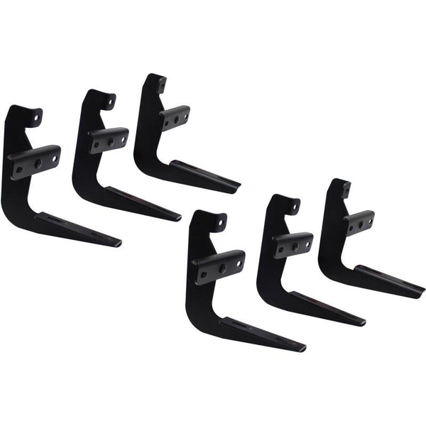 Westin 2015-2018 Ford F-150 SuperCrew Running Board Mount Kit - Black - 27-2195 for 2015-2025 Ford F 150 - front view