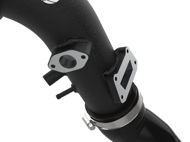aFe 19-22 Hyundai Veloster N L4 2.0L (t) BladeRunner Aluminum Hot &amp; Cold Charge Pipe Kit - Black - 46-20644-B